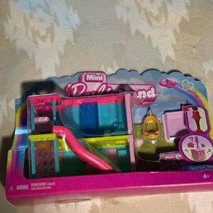 Mini Dollhouse Playset with Slide